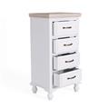 Cassettiera bianca Sophia 40X30H78 