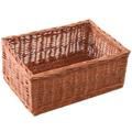 Espositore in vimini rosso 40x30H18