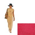 CANOTTIERA ROSSO COTONE/LINO TG.M MADE IN CHINA