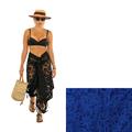 STOLA PIZZO BLU 100% COTONE MADE IN CHINA