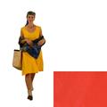 ABITO ARANCIONE LINO/COTONE/PURA SETA TG.M 