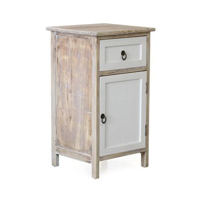 Comodino in legno di abete 33X32H60 