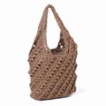 Borsa in cellulosa tessile nocciola 38X28