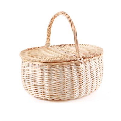 Cesto da pic-nic in vimini 48X35H43