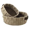 CUCCIA CANE SET DUE PEZZI FELTRO GRIGIO CON MANICI  D.60H18
