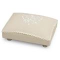 POGGIAPIEDI CLASSICO TESSUTO BEIGE CM.38X26XH16