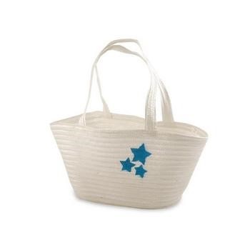 BORSA BIANCA STELLE TIFFANY CM.40X16H20/43