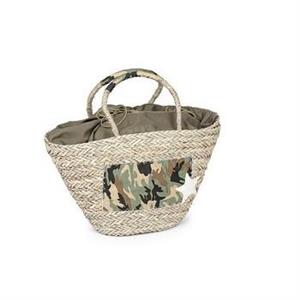 BORSA PAGLIA NAT. TARGA MILITARE C/COULISSE CM.50X15H29/50
