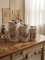 SCATOLA TONDA TESSUTO BEIGE diam.14h26/diam. 12h20/diam. 10h17