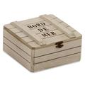 SCATOLA LEGNO BIANCO WW