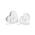 FLOWER BOX-CUORE BIANCO S.2 CM.27X10H25/23X22H8