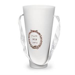 FLOWER BOX - CONTENITORE BIANCO CARTONE D.16/9H30