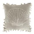 CUSCINO CONCHIGLIA BIANCA CM28X28H8
