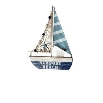 DECORAZIONE BARCA A VELA CM 24X2,5H17
