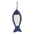 DECORAZIONE PESCE BLU D'APPENDERE CM 8X1H22