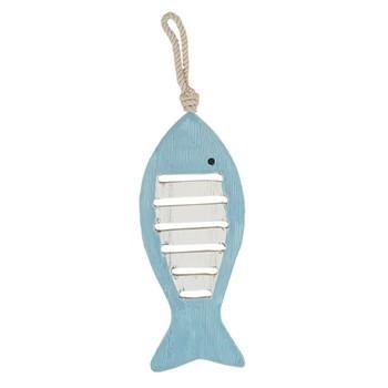 DECORAZIONE PESCE AZZURRO D'APPENDERE CM8X1H22