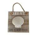 DECORAZIONE D'APPENDERE CONCHIGLIA CM 23X4H23