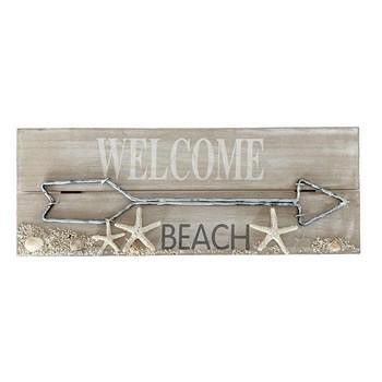 DECORAZIONE WELCOME BEACH CM 39X3H14