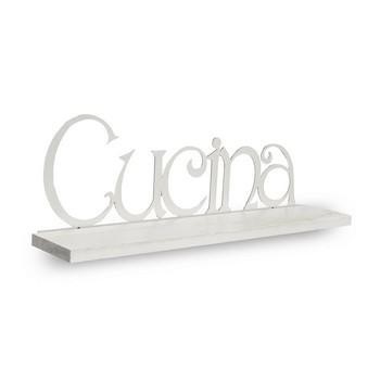 MENSOLA CUCINA BIANCA CM.52X16H20