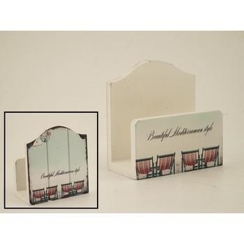 PORTA TOVAGLIOLI LEGNO MARE CM.11X6H11,5