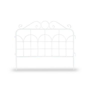 RECINZIONE FERRO BIANCA GARDEN CM.52X1H42,5