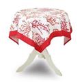 COPRITAVOLO 100X100 CORALLO ROSSO