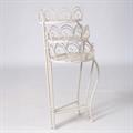 Piantana in ferro bianco 51X40H66