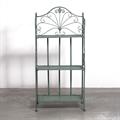 Etagere in metallo verde anticato 61X33H123 