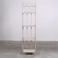 Etagere in metallo bianco anticato 40X25H160