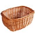 Cesto da bici in vimini rosso 38x27H20