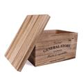 Scatola in legno di paulonia brunito 42X31H24