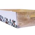Vassoio in legno di paulonia Natale 39X29H10 