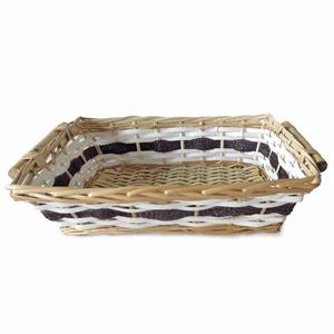 Cesto da confezionamento rettangolare in vimini 54/51X38X13