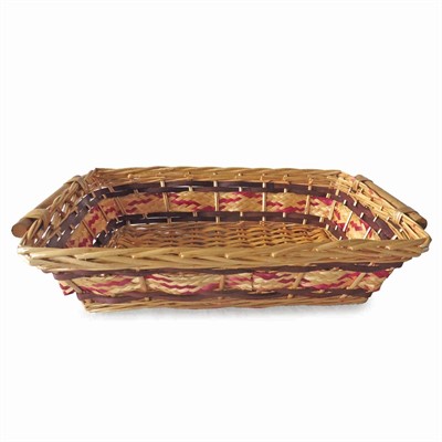 Cesto da confezionamento rettangolare in vimini marrone 54/51X38X13 