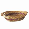 Cesto da confezionamento ovale marrone 52/49X39X13