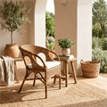 Poltrona in giunco lacak Sahara 59X62H80