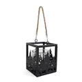 Lanterna in metallo nero 12X12H15 