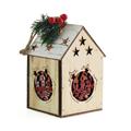 Casetta decorativa appendibile con led 8X8X12