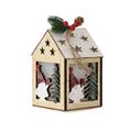 Casetta decorativa appendibile con led 10X10X15 