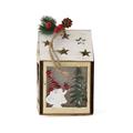 Casetta decorativa appendibile con led 10X10X15 