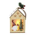 Casetta decorativa appendibile con led 10X10X15 