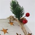 Casetta decorativa appendibile con led 10X10X15 