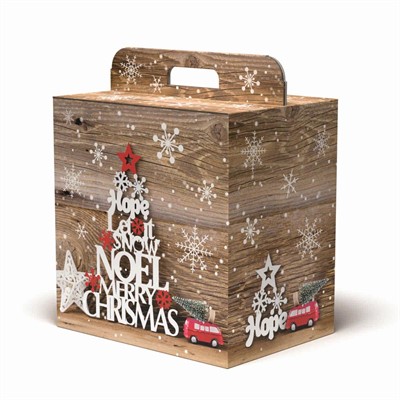 Scatola in cartone Albero Noel 33X24H34 