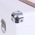 Baule in mdf ed ecopelle 56X34H30 in set di 3