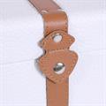 Baule in mdf ed ecopelle 56X34H30 in set di 3