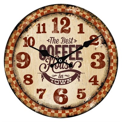 Orologio mdf Coffee House Ø 34cm 