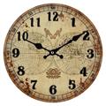 Orologio in mdf planisfero Ø34 cm