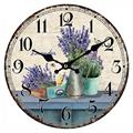 Orologio in mdf Lavanda Ø34 cm