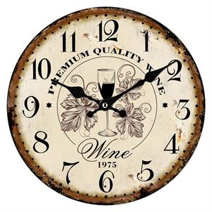 Orologio in mdf Vino Ø34 cm