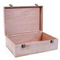 Bauletto in legno intagliato albero 45X30H16 in set di 2